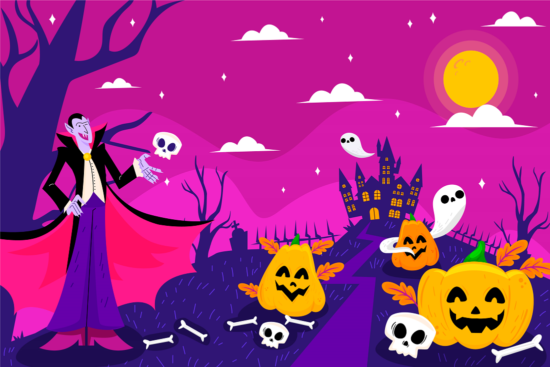 Hire Illustrator for Halloween Designs 2025 with Fusion Finesse Design