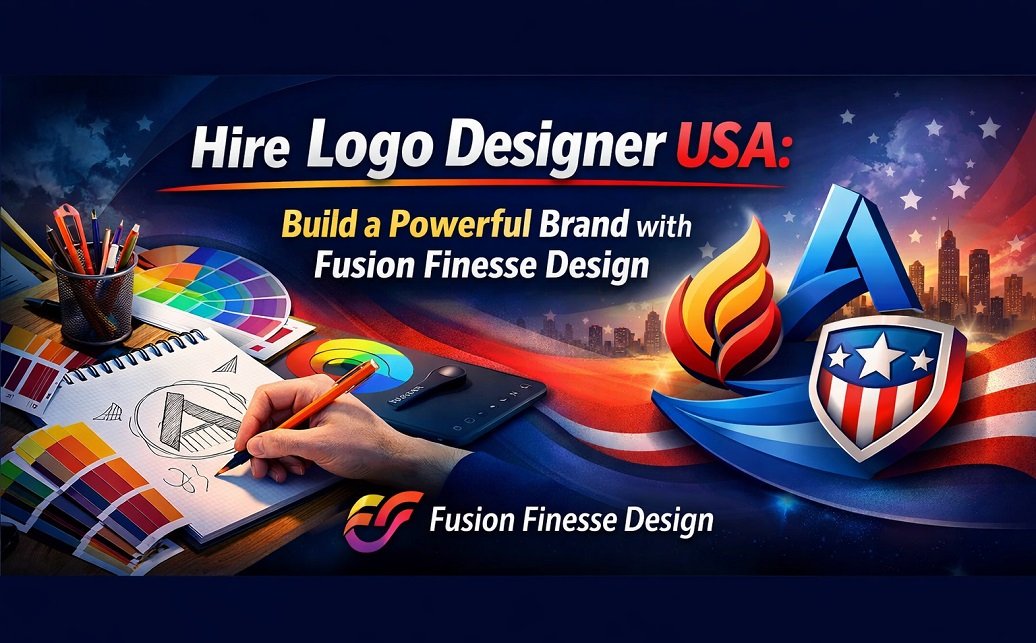 Hire Logo Designer USA: Build a Powerful Brand with Fusion Finesse Design