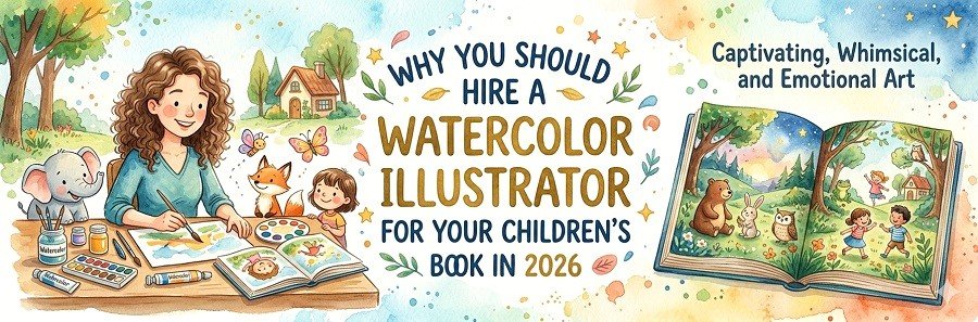 Why You Should Hire a Watercolor Illustrator for Your Children’s Book in 2026