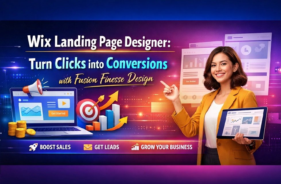 Wix Landing Page Designer: Turn Clicks into Conversions with Fusion Finesse Design