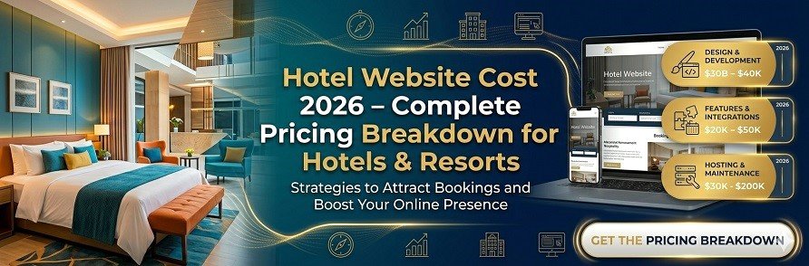 Hotel Website Cost 2026 – Complete Pricing Breakdown for Hotels & Resorts